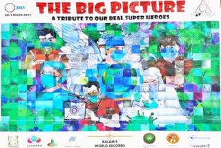 big picture painting about corona heroes wins kalam awards