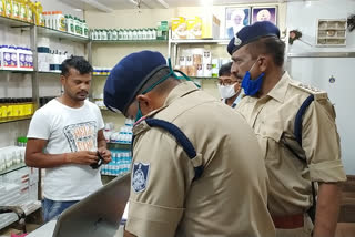 Collector and SP inspect shops under Kill Corona campaign