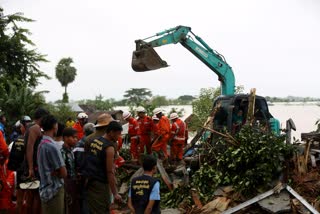 মায়ানমারে খনিতে ধস