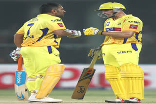 Dhoni and hussey