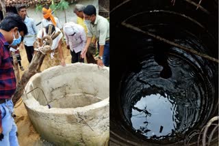 Four men died due to poisonous gas in the well One of them was working in well