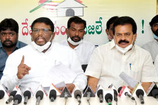 tdp leaders fires on ycp in 108 vehicles contract issue at nellore