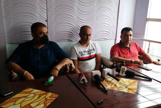 Bjym press conference in dharamshala