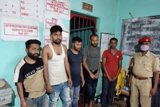 Gauripur police arrested 5 ATM thief