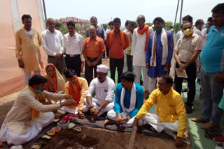 Government hostel to be built in Jabera, Regional MLA did Bhoomipujan