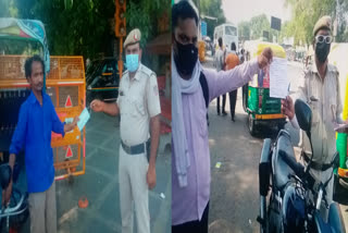 delhi police distributes 1 lakh masks