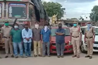 ration rice seized by rachakonda police at maheswaram in Hyderabad