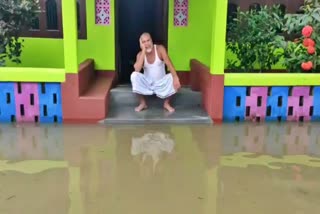 flash flood in chapar, bilashipara