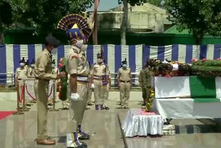 Tribute paid to martyr Kuldeep Oraon in Srinagar