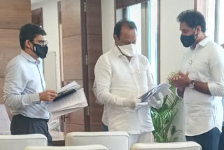 shivsena mla yogesh kadam meets deputy cm ajit pawar