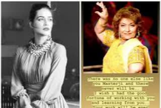 saroj khan passes away kriti sanon mourns the loss of ace choreographer