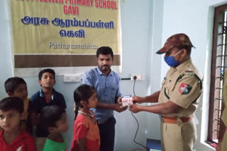 പത്തനംതിട്ട  pathanamthitta  inveter  excise  pessonel  handed over  Gavi]  government LP school