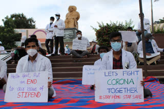 protest in Davangere