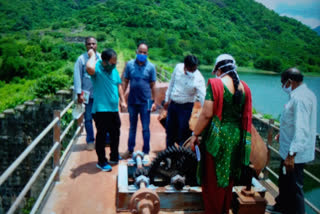 kalyanapulova reservoir repair works estimated by irigation department techincal team in visakha district