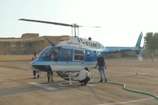 Mi-17 helicopters  locusts in Rajasthan  power-drones  aerial spray operations  Air Force  Locust Control Officer Rajesh Kumar  helicopter to control swarms  വെട്ടുകിളി നിയന്ത്രണം  രാജസ്ഥാനില്‍ സഹായത്തിന് ഹെലികോപ്‌റ്ററുകളും ഡ്രോണുകളും