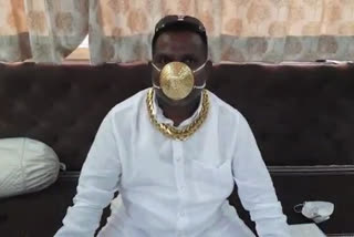 Pune man dons gold mask worth almost Rs 3 lakh