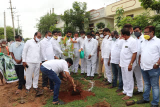 mla mahipal reddy participated in haritha haaram