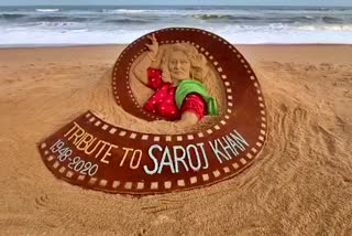 bollywood choreographer saroj khan at puri