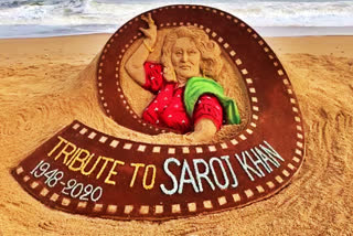 Sudarshan Pattnaik pays tribute to saroj khan