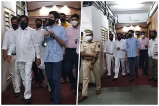 minister aditya thackeray visit thane municipal corporation