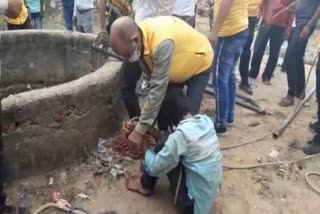 जयपुर न्यूज, jaipur news, कुएं में गिरा युवक, The young man fell into the well