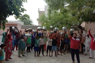 drinking water problem in sohti village kharkhoda