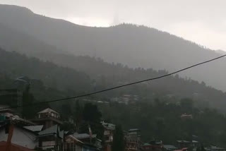 Late evening rain in Kinnaur