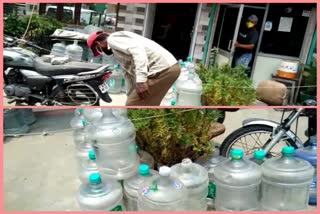 water business has also been affected in taigor garden of West Delhi  due to corona