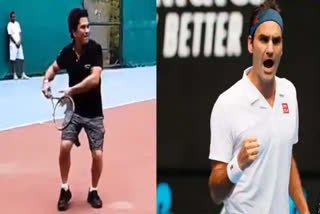 Any tips for my forehand, Tendulkar asks Federer, ଫେଡେରରଙ୍କୁ ଟେନିସ ଟିପ୍ସ ମାଗିଲେ ତେନ୍ଦୁଲକର , ଟେନିସ କିମ୍ବଦନ୍ତୀ ଫେଡେରର, ସଚିନ ତେନ୍ଦୁଲକର