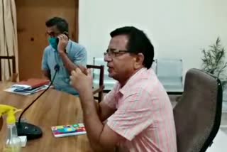 mahavir prasad took charge  sriganganagar news  mahavir prasad new collector of sriganganagar  collector of sriganganagar took charge