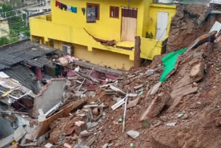 Retaining wall collapsed in Vijayawada krishna district