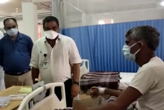 महात्मा गांधी अस्पताल का निरीक्षण, Inspection of Mahatma Gandhi Hospital