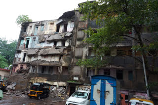 Part of a building in Bandra collapsed