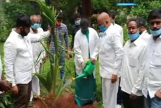 Haritha Haram Program In Koti ENT Hospital