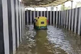 water logging in Ghoghadipur Under Pass in karnal