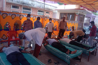 रक्तदान शिविर आयोजित,  बिलाड़ा जोधपुर न्यूज़, Blood donation camp