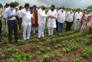 dada bhuse met yavatmal farmers