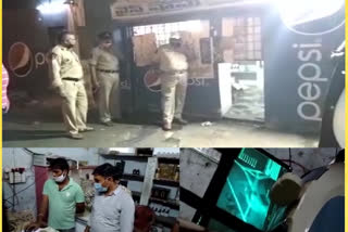 1200 bottles robbed by a person in mangalagiri wine shop