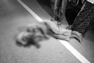 accident at tankallu national highway and a person died
