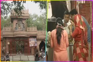 Devotees worshiped at the Bankhandi temple of Chandni Chowk on the first Monday of Sawan