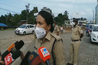 തിരുവനന്തപുരം  ട്രിപ്പിൾ ലോക്ക് ഡൗൺ  ഡിസിപി ദിവ്യ വി ഗോപിനാഥ്  തിരുവനന്തപുരം ട്രിപ്പിൾ ലോക്ക് ഡൗൺ  തിരുവനന്തപുരം വാർത്തകൾ  Triple Lockdown  DCP