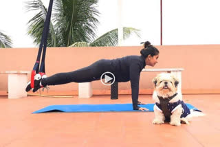 Anushree workout at home