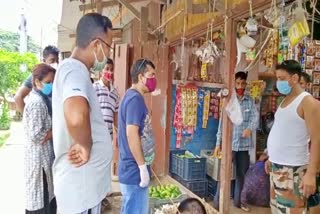 Grossery shop open after one week at guwahati kamrup assam etv bharat news