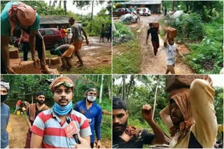 ഡിവൈഎഫ്ഐ പ്രവർത്തകർ  dyfi activists  ദുരിതാശ്വാസ നിധിയിലേക്ക് പണം  മുഖ്യമന്ത്രിയുടെ ദുരിതാശ്വാസ നിധി  cm relief fund