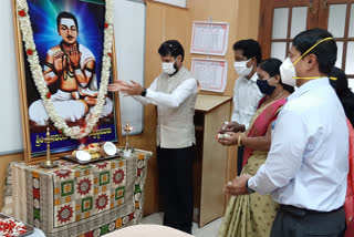 Shiva sharana hadpada appanna jayanti celebrated in chikkamagalur