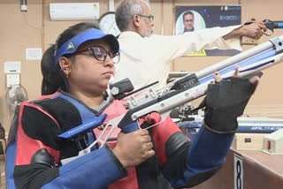 Jyothi Sannakki from Hubli, Participated in International online Shooting