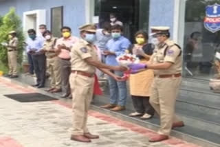 Rachakonda police welcome back COVID-19 warriors