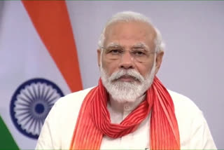 Modi addressing online rallies