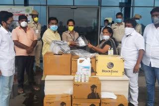 Priyank Kharge distributed the necessary safety equipment to airport staff