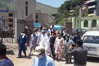 anti china protests in pok